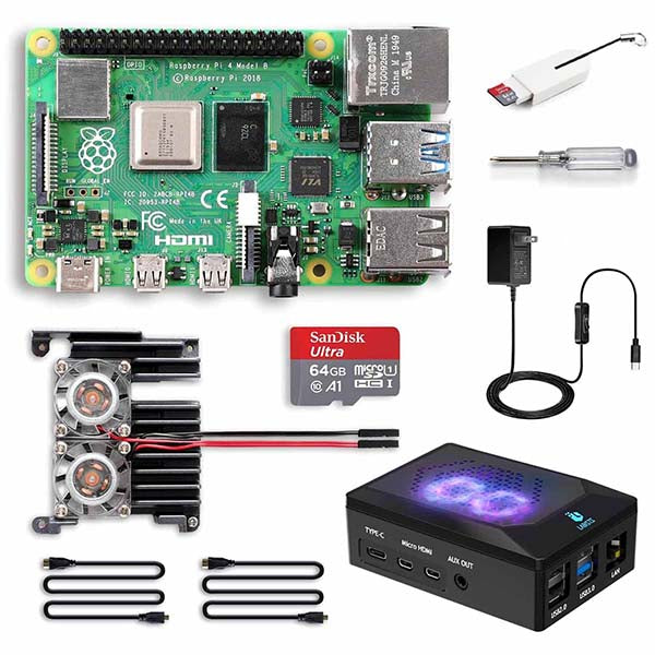 Raspberry Pi 4 4GB RAM Board+32GB Complete Starter Kit - LABISTS