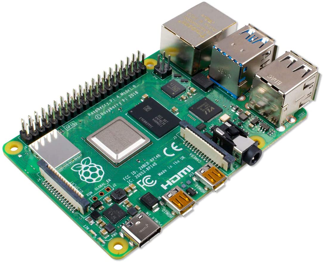 Raspberry Pi 4 Model B 4GB RAM Motherboard Quad Core 64 Bit WiFi Bluetooth (4GB)