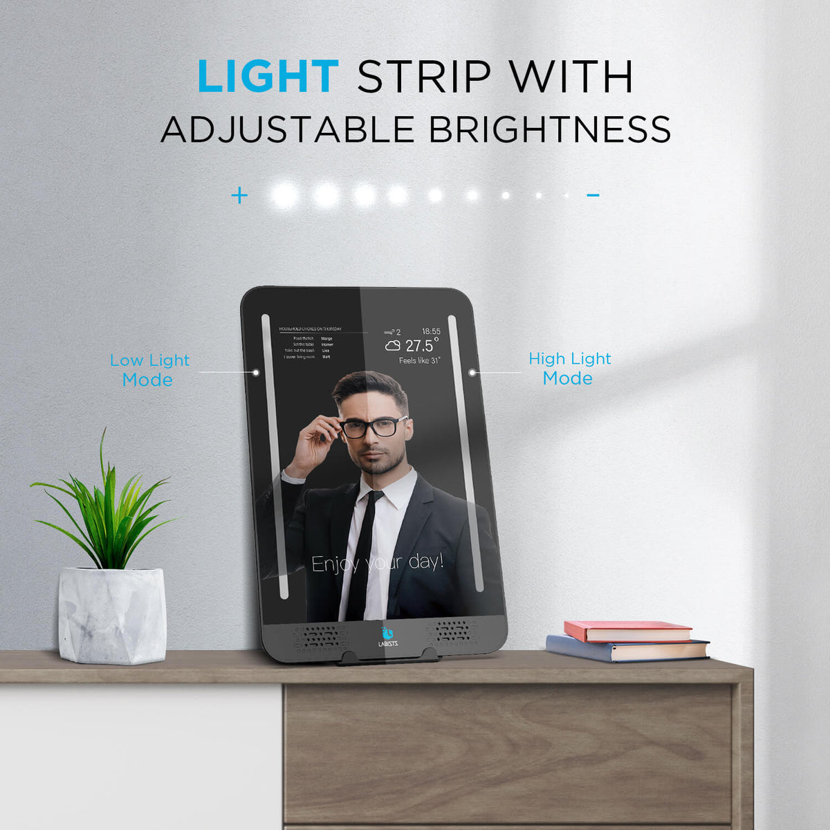 LIGHT STRIP WITHADJUSTABLE BRIGHTNESS