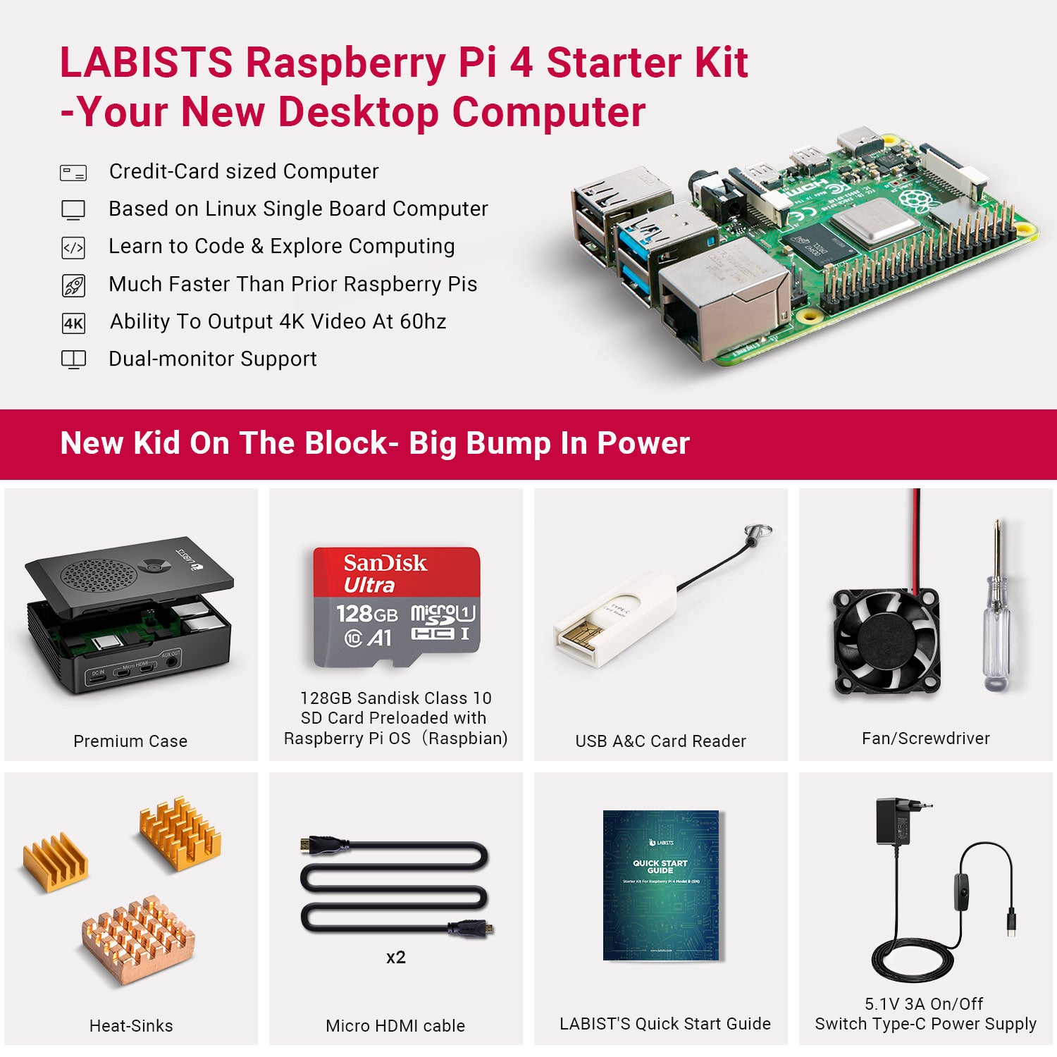 Raspberry 4 Model popular B 8 GB RAM kits