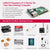 Newest Raspberry Pi 4 Model B 8GB RAM Starter Kit with 128GB Micro SD Card